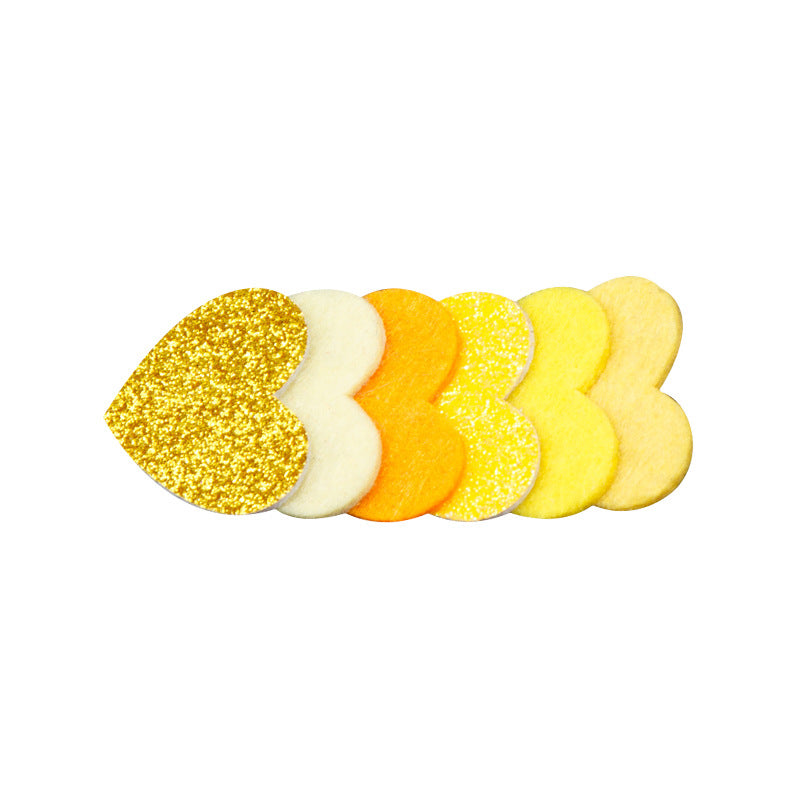 Pinzas Para El Cabello De Tela De Corazón De Lentejuelas al por mayor